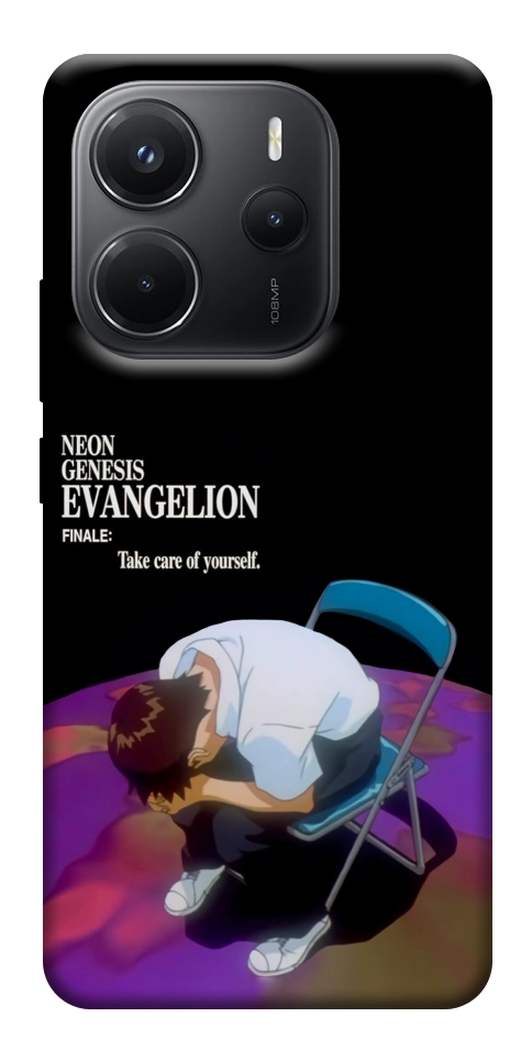Чехол Shinji sitting in the dark для Xiaomi Redmi Note 14 4G (Europe version)