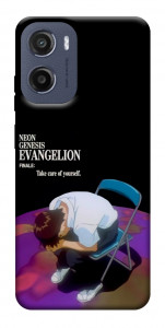 Чехол Shinji sitting in the dark для Motorola Moto G05