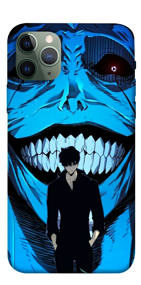 Чохол Solo leveling blue vibe для iPhone 11 Pro