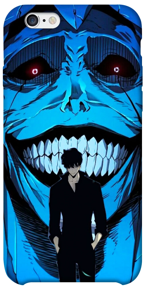 Чехол Solo leveling blue vibe для iPhone 6