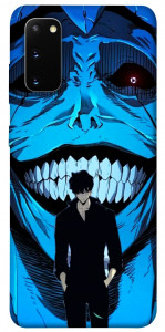 Чохол Solo leveling blue vibe для Galaxy S20 (2020)