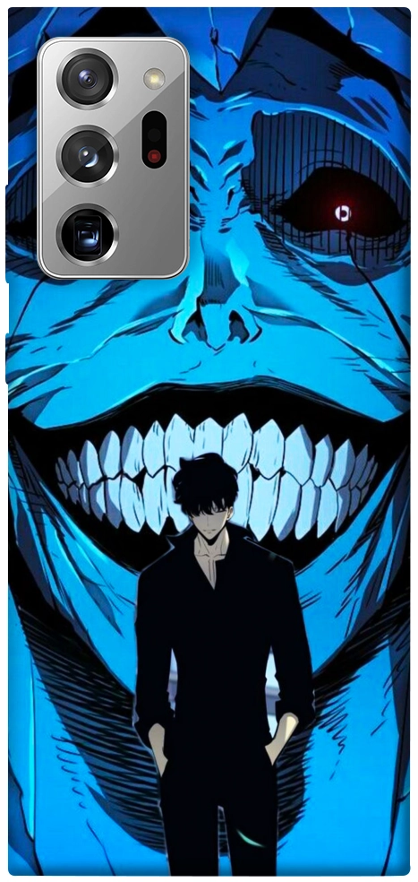 Чохол Solo leveling blue vibe для Galaxy Note 20 Ultra