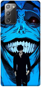 Чехол Solo leveling blue vibe для Galaxy Note 20