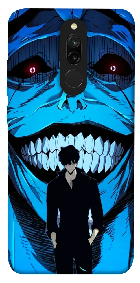 Чехол Solo leveling blue vibe для Xiaomi Redmi 8