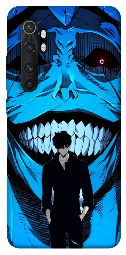 Чехол Solo leveling blue vibe для Xiaomi Mi Note 10 Lite