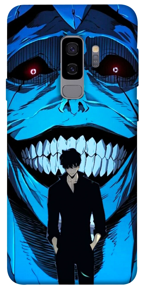 Чехол Solo leveling blue vibe для Galaxy S9+