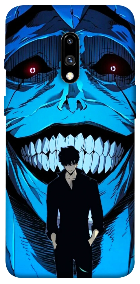 Чехол Solo leveling blue vibe для OnePlus 7