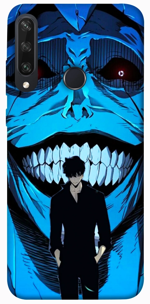 Чехол Solo leveling blue vibe для Huawei Y6p