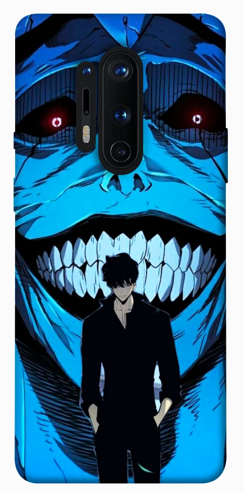 Чехол Solo leveling blue vibe для OnePlus 8 Pro