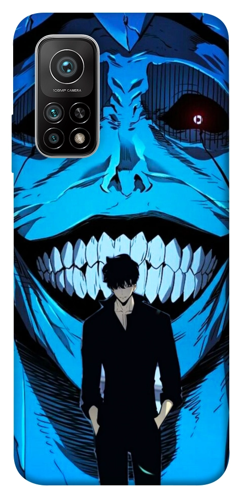 Чехол Solo leveling blue vibe для Xiaomi Mi 10T Pro