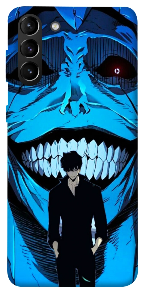 Чохол Solo leveling blue vibe для Galaxy S21+