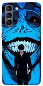 Чехол Solo leveling blue vibe для Galaxy S21