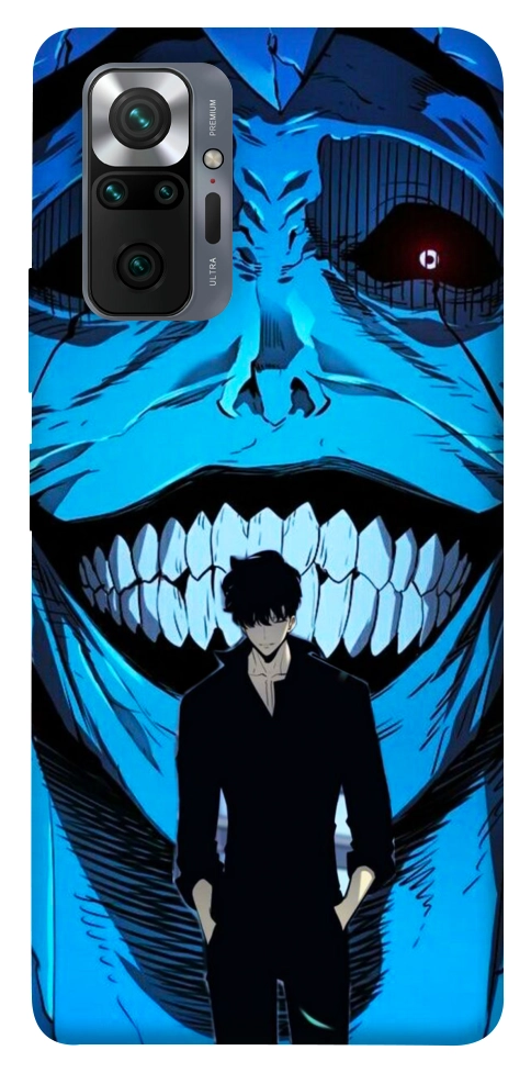 Чехол Solo leveling blue vibe для Xiaomi Redmi Note 10 Pro