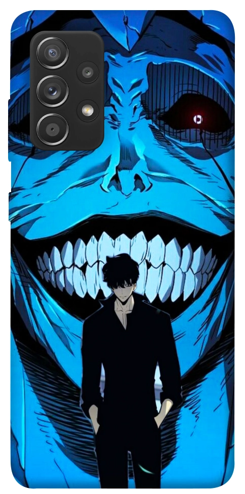 Чохол Solo leveling blue vibe для Galaxy A72 5G