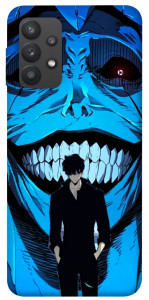 Чохол Solo leveling blue vibe для Galaxy A32 4G