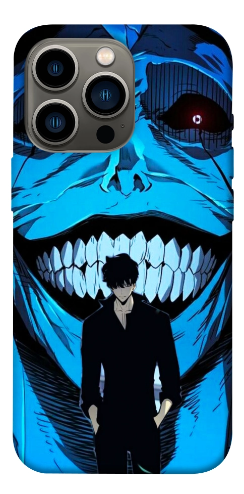 Чохол Solo leveling blue vibe для iPhone 13 Pro