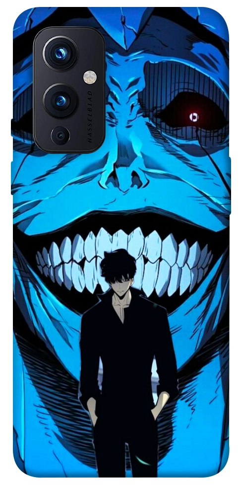 Чехол Solo leveling blue vibe для OnePlus 9