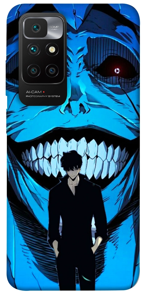 Чехол Solo leveling blue vibe для Xiaomi Redmi 10