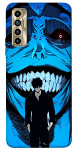 Чохол Solo leveling blue vibe для TECNO Camon 17P