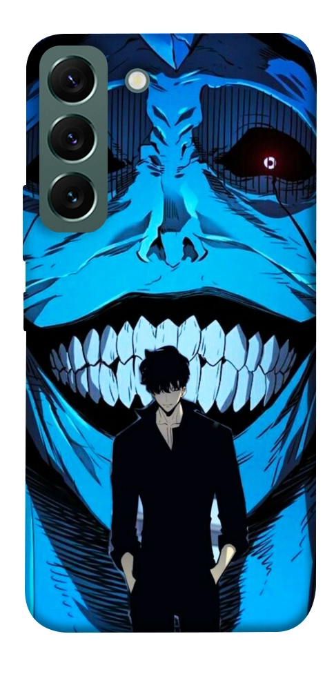 Чохол Solo leveling blue vibe для Galaxy S22