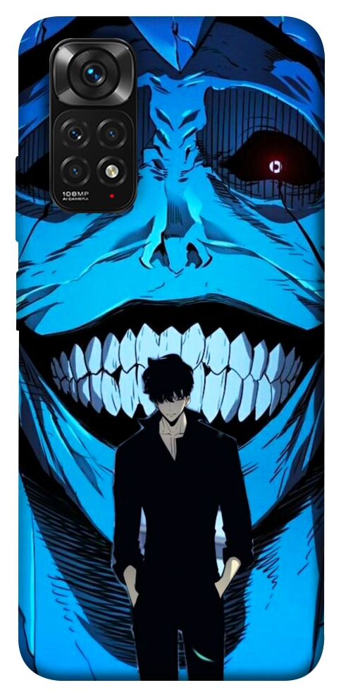 Чохол Solo leveling blue vibe для Xiaomi Redmi Note 11 (Global)