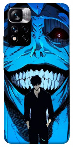 Чохол Solo leveling blue vibe для Xiaomi Redmi Note 11 5G
