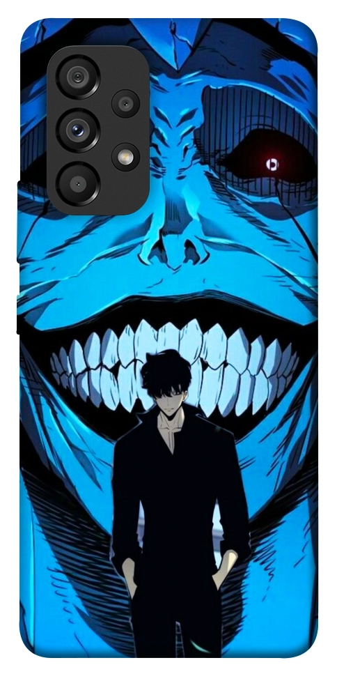 Чехол Solo leveling blue vibe для Galaxy A53