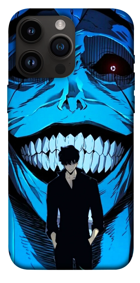 Чохол Solo leveling blue vibe для iPhone 14 Pro Max