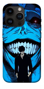 Чехол Solo leveling blue vibe для iPhone 14 Pro