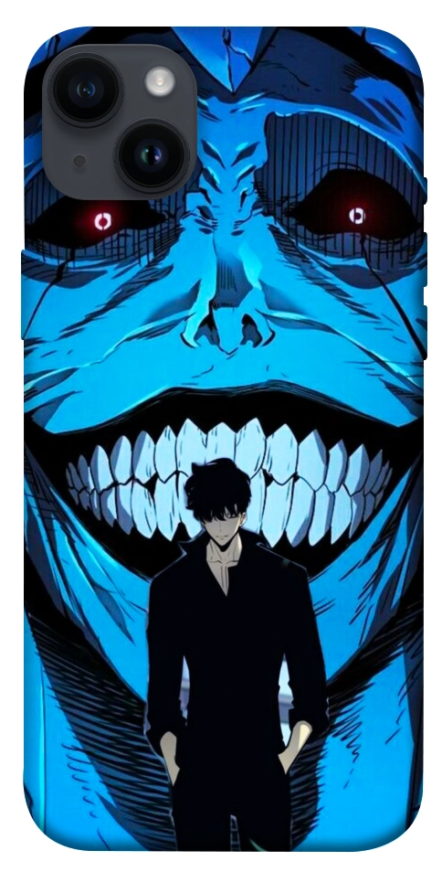 Чохол Solo leveling blue vibe для iPhone 14 Plus