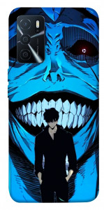Чохол Solo leveling blue vibe для Oppo A16 4G
