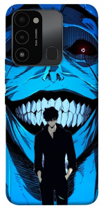 Чехол Solo leveling blue vibe для TECNO Spark 8C