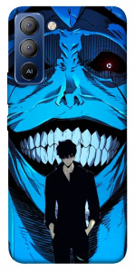Чехол Solo leveling blue vibe для TECNO Pop 5 Pro