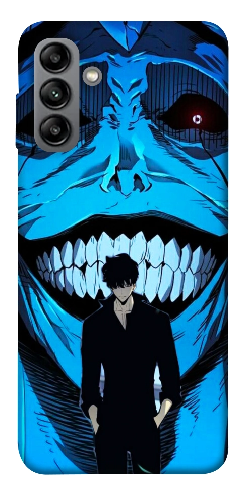 Чехол Solo leveling blue vibe для Galaxy A04s