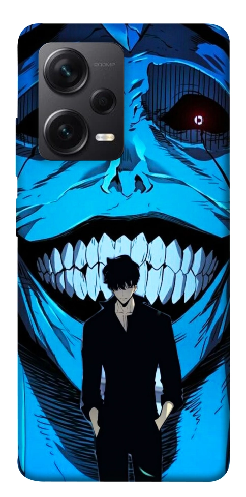 Чохол Solo leveling blue vibe для Xiaomi Redmi Note 12 Pro 5G