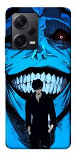 Чохол Solo leveling blue vibe для Xiaomi Redmi Note 12 Pro 5G