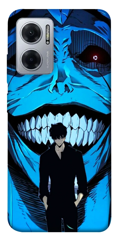 Чехол Solo leveling blue vibe для Xiaomi Redmi Note 11E