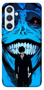 Чехол Solo leveling blue vibe для Galaxy A54 5G