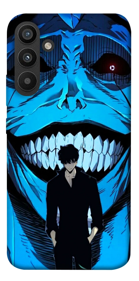 Чехол Solo leveling blue vibe для Galaxy A34 5G