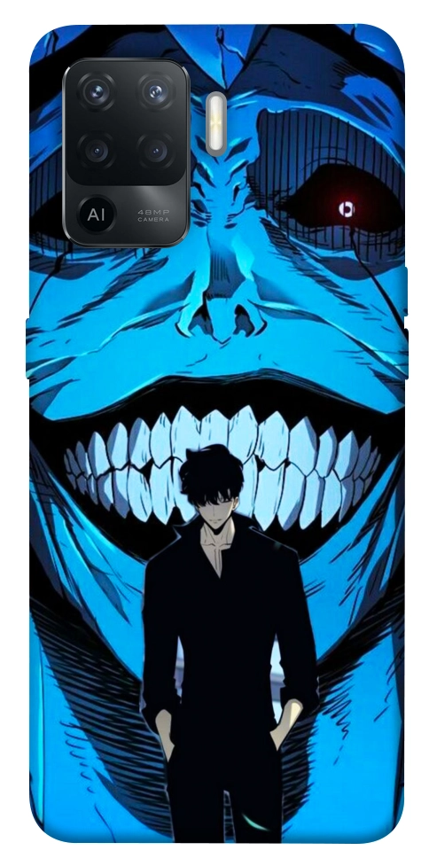 Чохол Solo leveling blue vibe для Oppo Reno 5 Lite