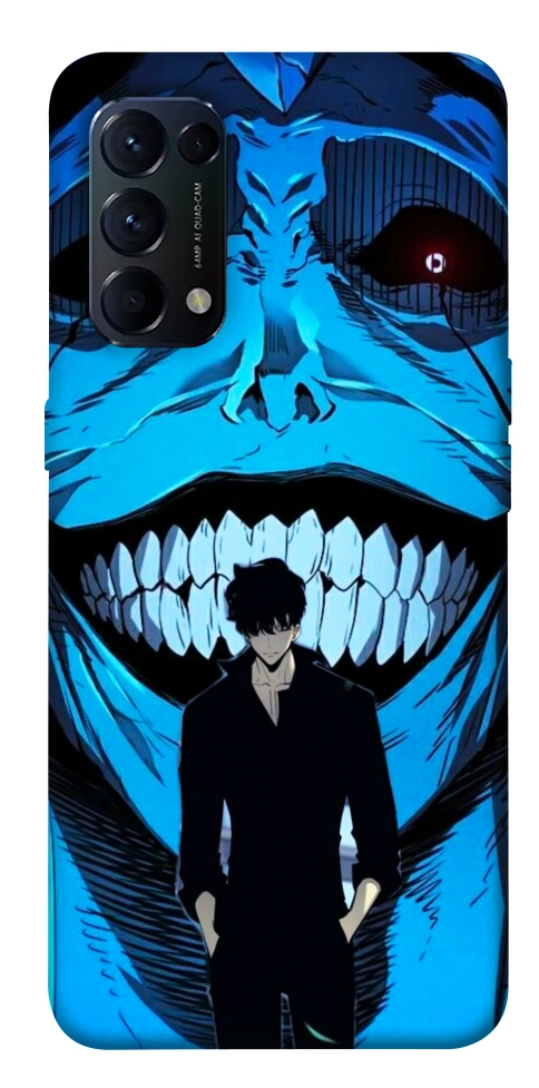 Чохол Solo leveling blue vibe для Oppo Reno 5 4G