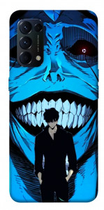 Чохол Solo leveling blue vibe для Oppo Reno 5 4G
