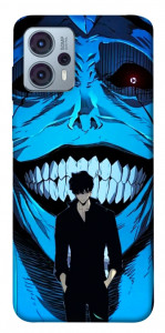 Чехол Solo leveling blue vibe для Motorola Moto G23