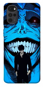 Чехол Solo leveling blue vibe для Motorola Moto G22