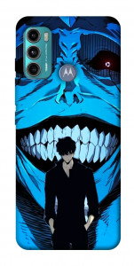 Чохол Solo leveling blue vibe для Motorola Moto G60
