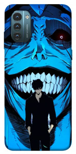 Чехол Solo leveling blue vibe для Nokia G21