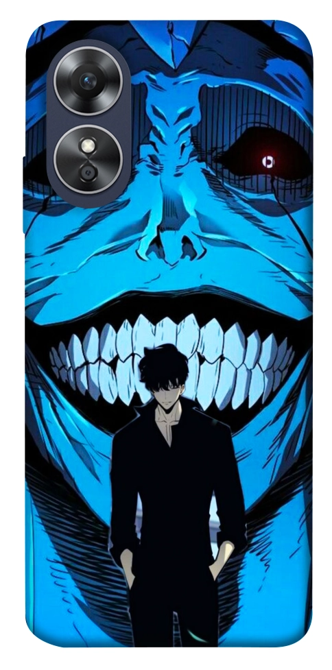 Чехол Solo leveling blue vibe для Oppo A17