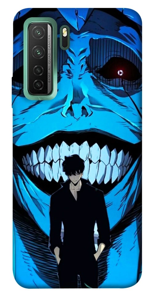 Чехол Solo leveling blue vibe для Huawei nova 7 SE