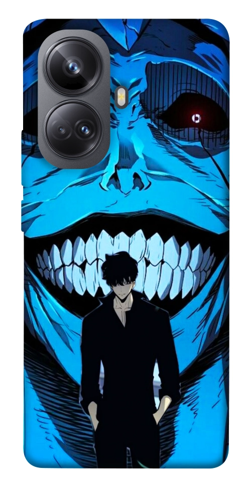 Чехол Solo leveling blue vibe для Realme 10 Pro+