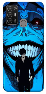 Чехол Solo leveling blue vibe для ZTE Blade A52